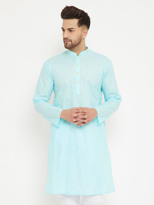 Vastramay Aqua Cotton Baap Beta Kurta
